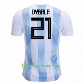 Koszulka Argentyna Dybala 21 Domowe Koszulki Piłkarskie Mistrzostwa Świata 2018
